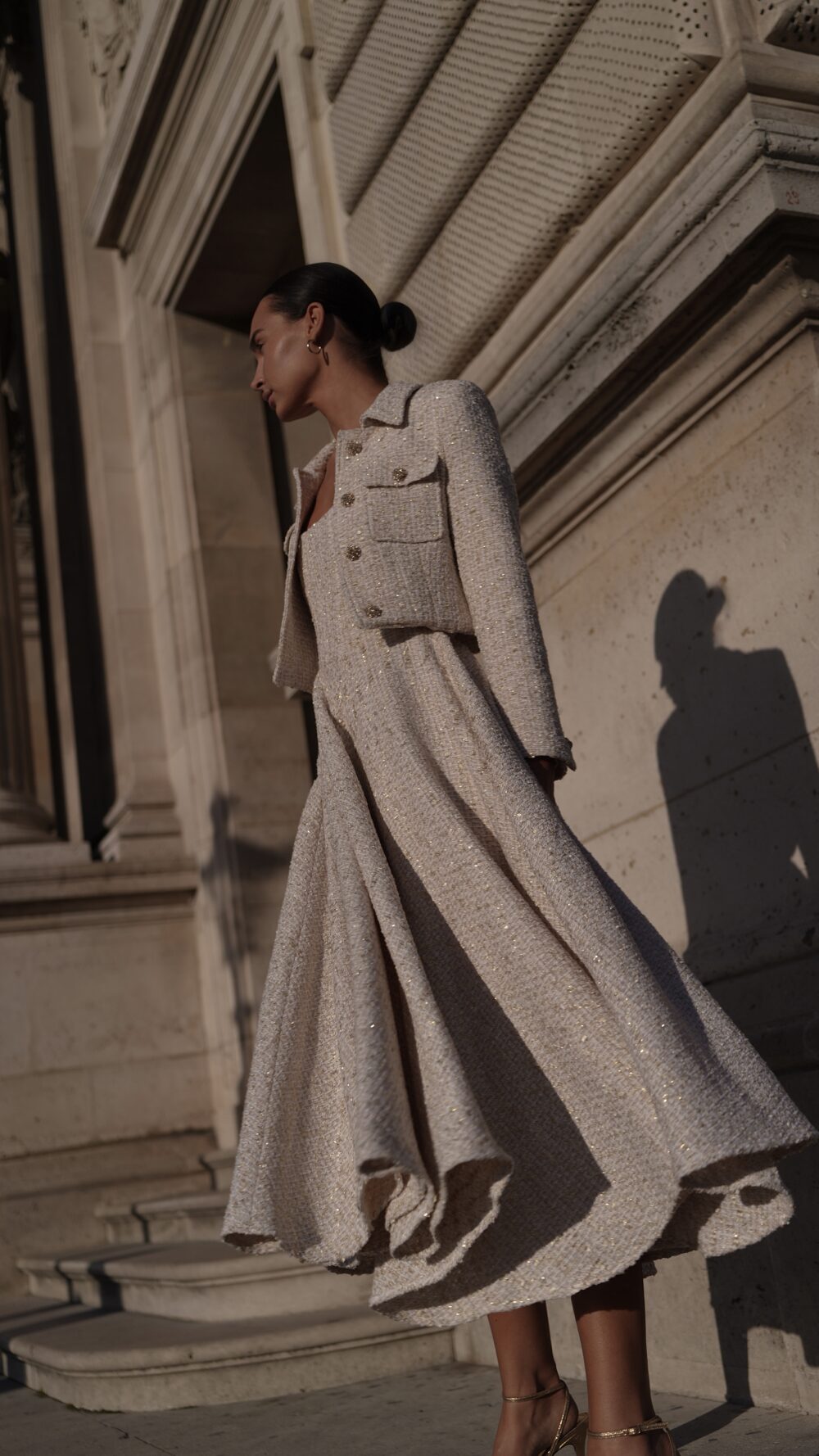 AMAL LONG tweed