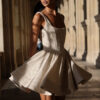 AMAL DRESS Tweed
