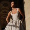 AMAL DRESS Tweed