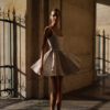 AMAL DRESS Tweed